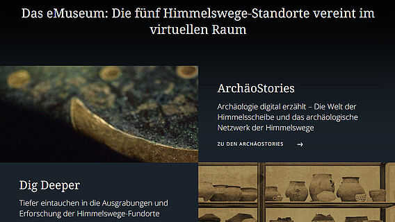 eMuseum Himmelswege Homepage