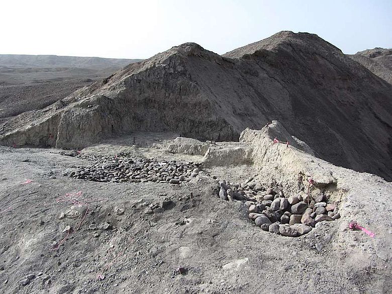 Die Ausgrabungsstätte Bokol Dora während der Grabungen im Jahr 2015