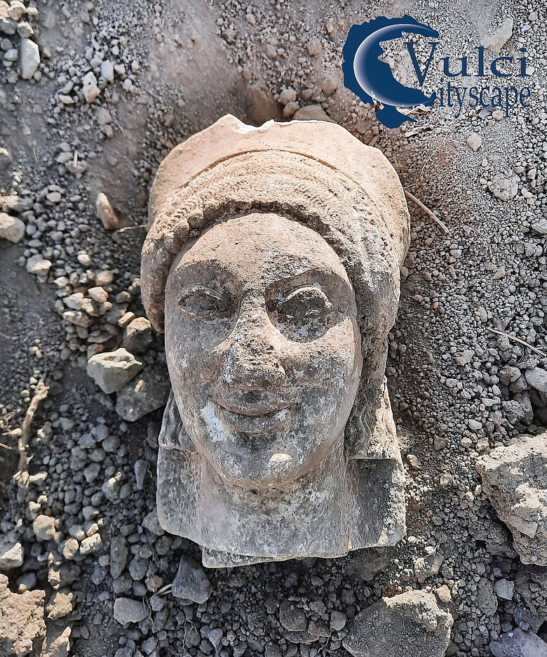 Kopf der Kore bei der Auffindung Kopf der Kore bei der Auffindung