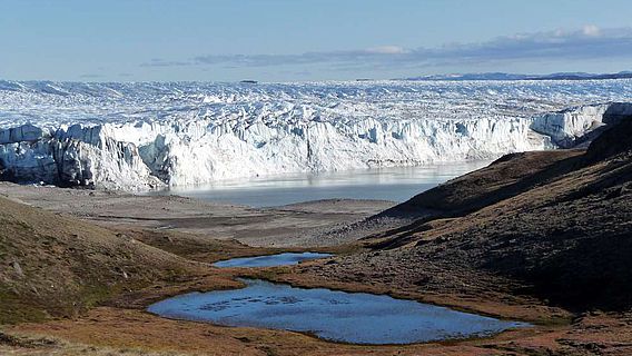Gletscherkante in Grönland
