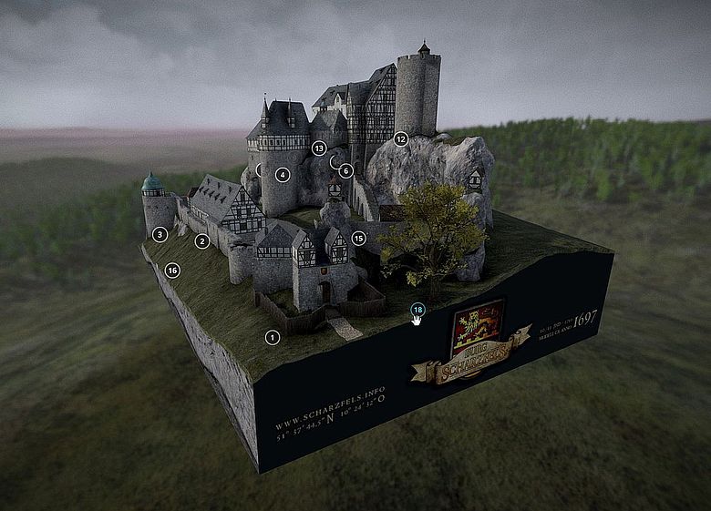 Burg Scharzfels (3D-Rekonstruktion)