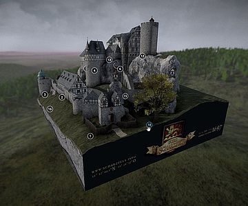 Burg Scharzfels (3D-Rekonstruktion)