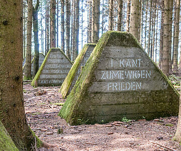 Panzersperren aus dem zweiten Weltkrieg