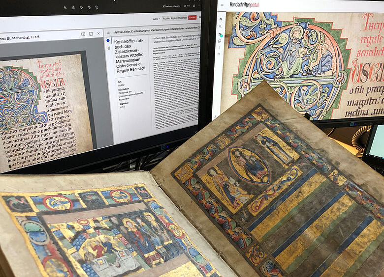 Mittelalterliche Handschriften analog und digital