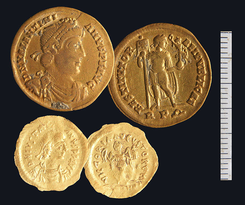 Goldmünzen aus Hortfund