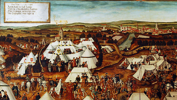 Heerlager Karls V. bei Lauingen