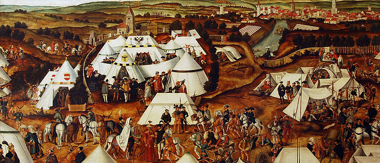 Heerlager Karls V. bei Lauingen