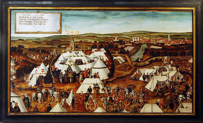 Heerlager Karls V. bei Lauingen