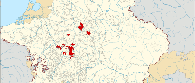 Kurmainz im Heiligen Römischen Reich um 1618