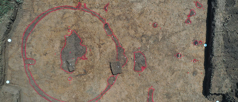 Bronzezeitlicher Grabhügel bei Schönebeck