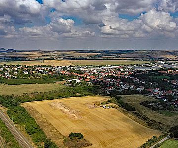 Blick in Richtung Norden über den Hügel ›Kleine Klaus‹ hinweg