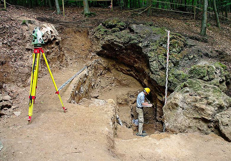 Ausgrabung Einhornhöhle