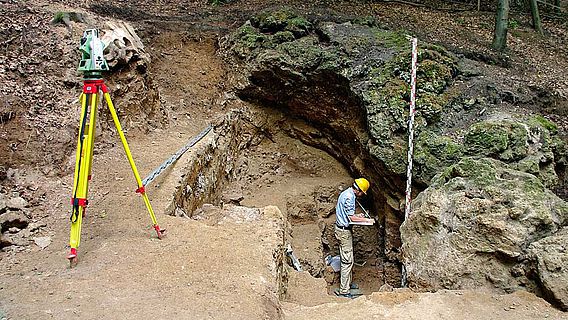Ausgrabung Einhornhöhle