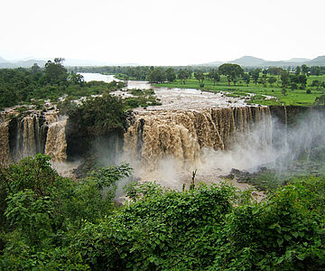 Wasserfall am Blauen Nil
