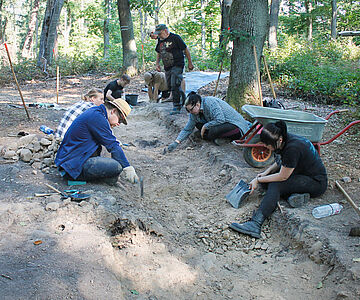 Ausgrabung Grubenhaus