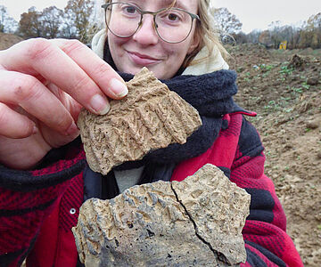 Urnenfragmente des 4./5.Jh.