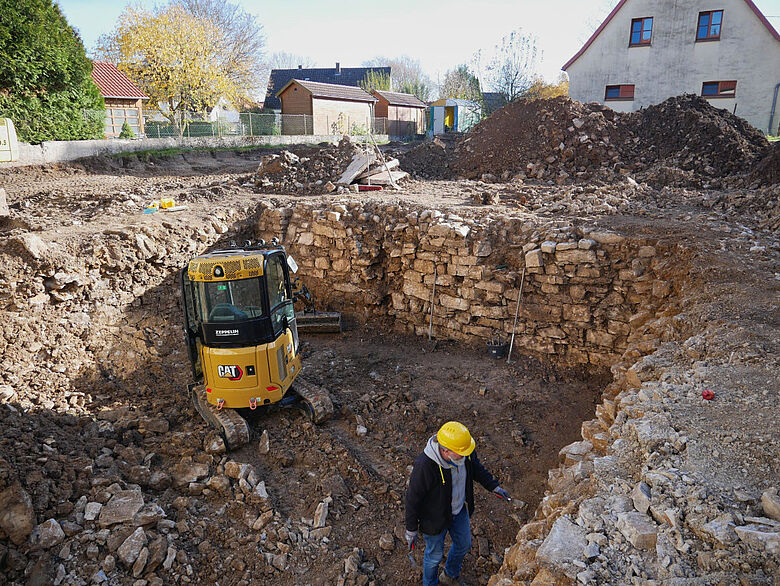 Freilegung des Kellerraums