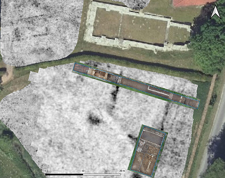 Grabungsplan Nonnenkloster Dahlheim