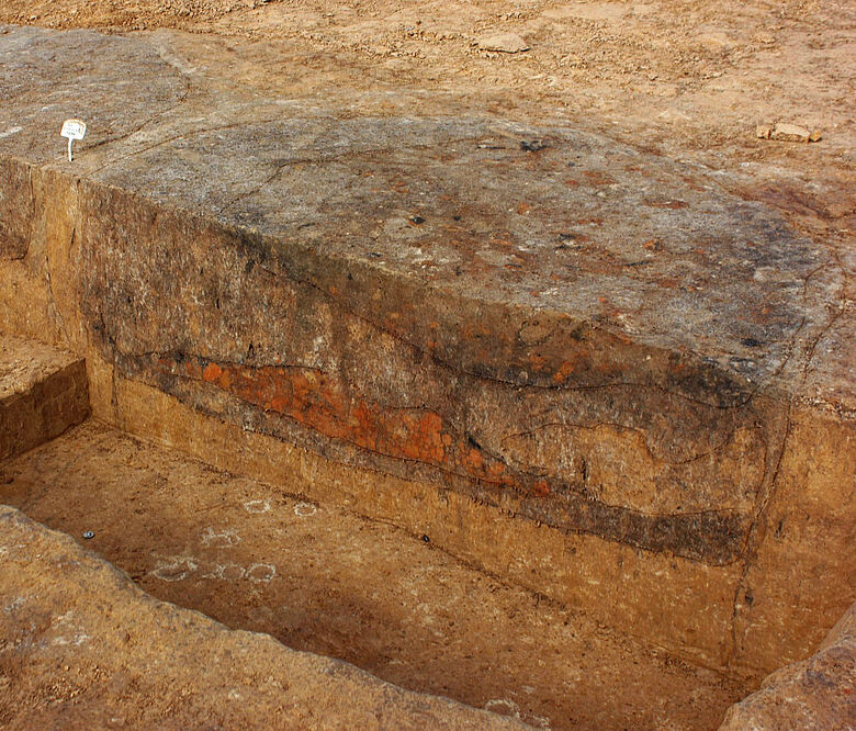Eisenzeitliche Grube mit Brandschutt Eisenzeitliche Grube mit Brandschutt