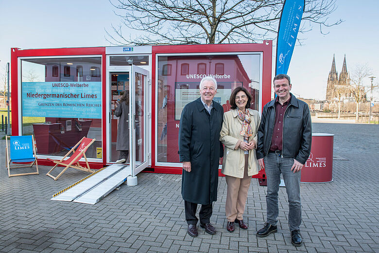 Eröffnung des mobilen Limes-Informationszentrums