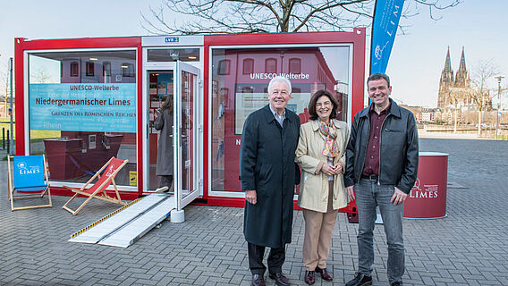 Eröffnung des mobilen Limes-Informationszentrums
