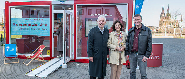 Eröffnung des mobilen Limes-Informationszentrums