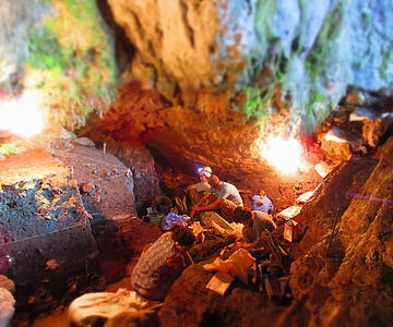 Ausgrabungen in der Satsurblia-Höhle