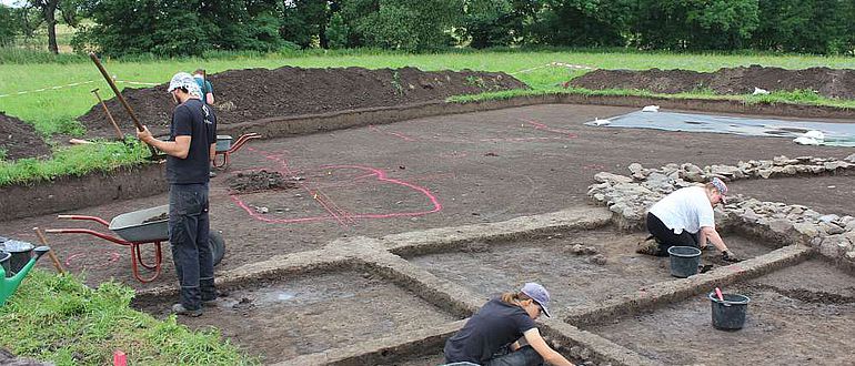 Untersuchung eines Grubenhauses