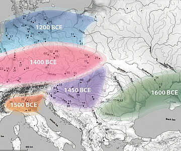 Verbreitung von Hirse in der Bronzezeit