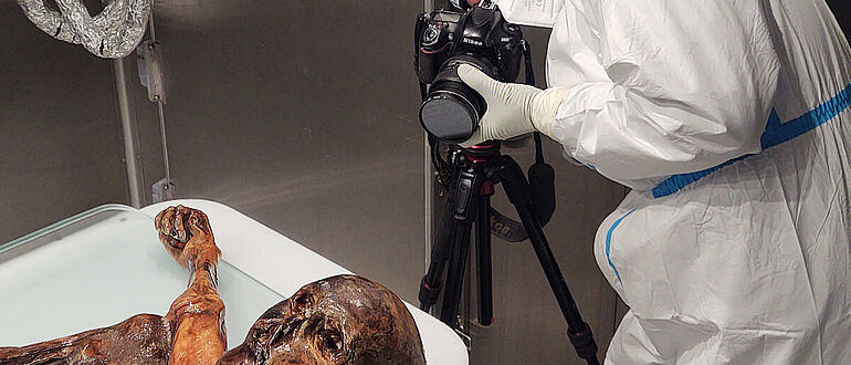 Photogrammetrische Dokumentation von Ötzi