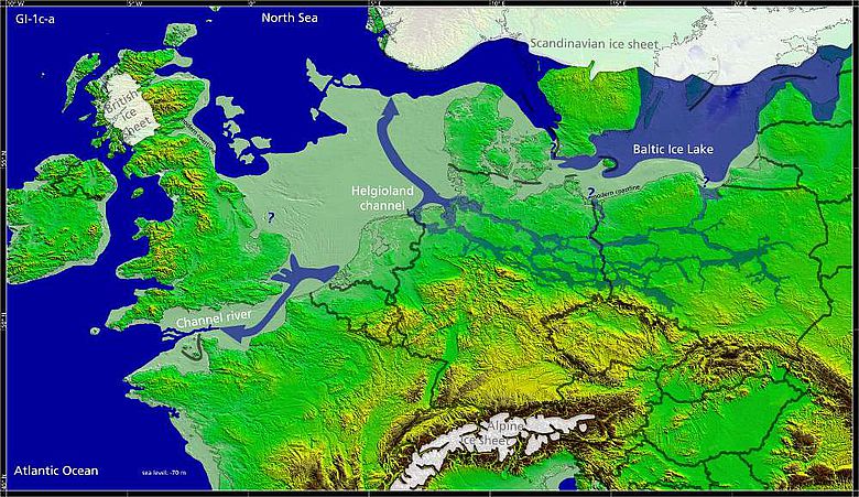 Europa vor rund 13.500 Jahren