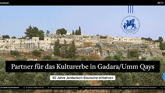 Online-Ausstellung Gadara/Umm Qays Online-Ausstellung Gadara/Umm Qays