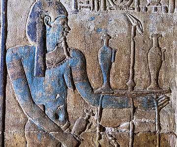 Nilgott in Edfu