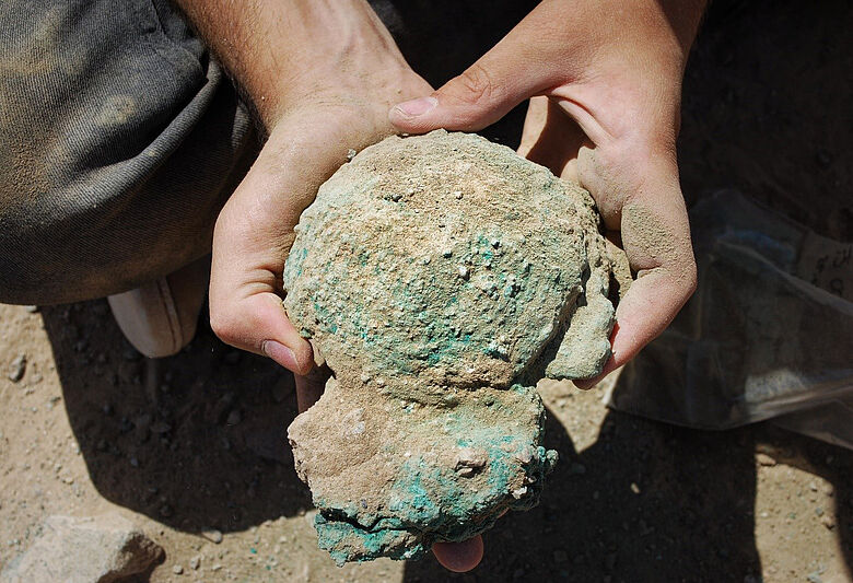 Kupferbarrenfund in Oman