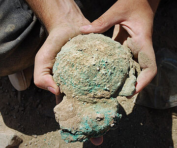 Kupferbarrenfund in Oman