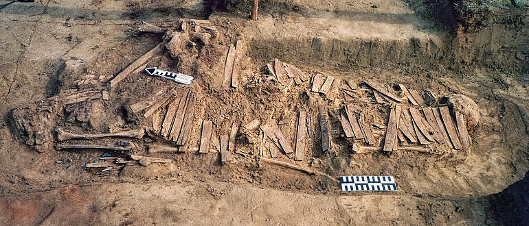 Kriegergrab, Kyordyughen, Zentralsibirien