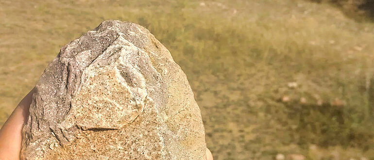 Acheuléen Handbeil Thar-Wüste, Indien