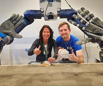 Puzzle-Roboter im Humanoid Robots Lab der Uni Bonn