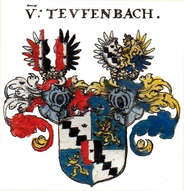 Wappen der Freiherren von Teuffenbach-Mairhofen