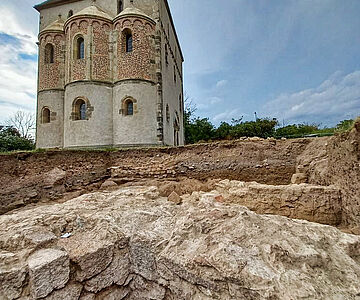 Ausgrabung auf Burg Landsberg
