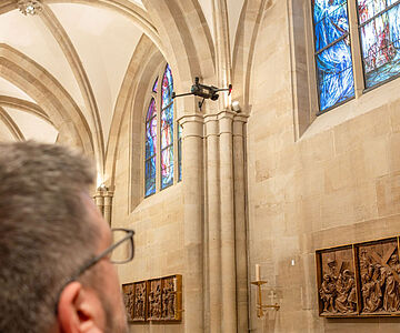 Drohnenvermessung im Kloster Tholey