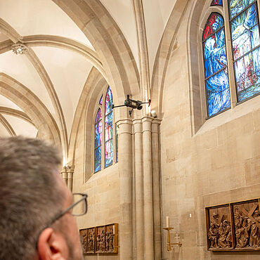 Drohnenvermessung im Kloster Tholey