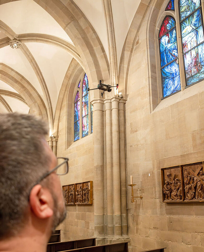 Drohnenvermessung im Kloster Tholey