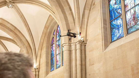 Drohnenvermessung im Kloster Tholey