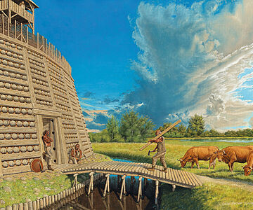 Slawische Rundbug (Rekonstruktion)