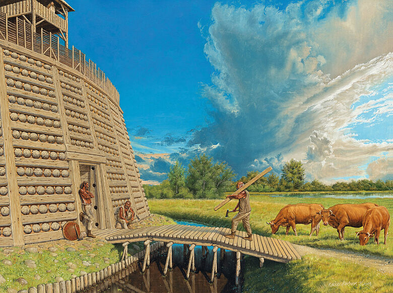 Slawische Rundbug (Rekonstruktion)