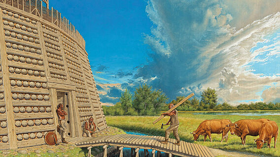 Slawische Rundbug (Rekonstruktion)