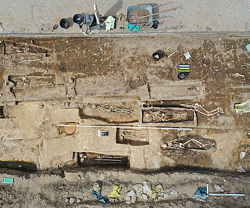 Ausgrabung Gräberfeld Segeletz