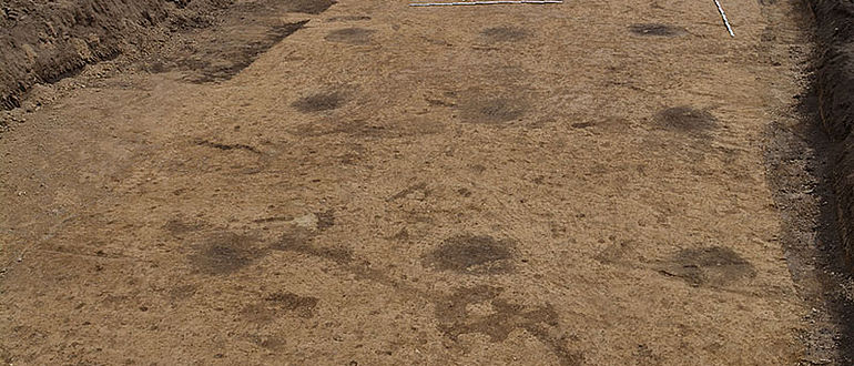 LBK-Hausgrundriss (Pfostengruben)