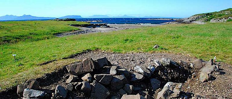 Bootsgrab eines Wikingers